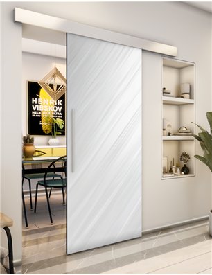 Holzschiebetür Eco-Line - Weiss 3D  Model 2014