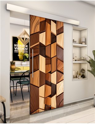 Holzschiebetür Eco-Line - Holzkunst Model 2059