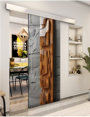 Holzschiebetür Eco-Line - Holzkunst Model 2076