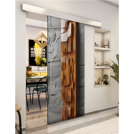 Holzschiebetür Eco-Line - Holzkunst Model 2076