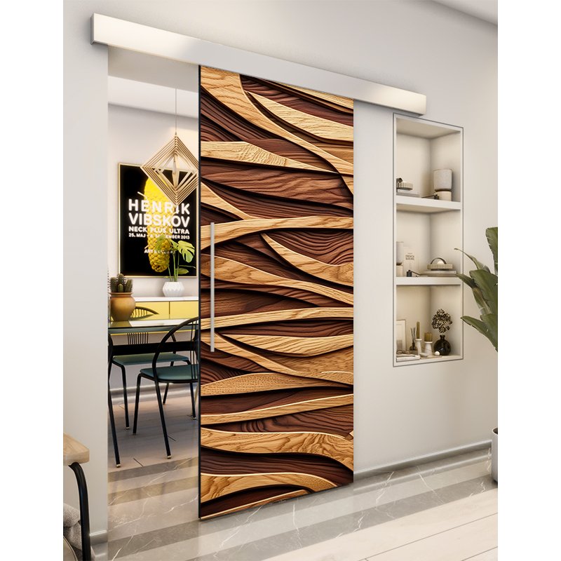 Holzschiebetür Eco-Line - Holzkunst Model 2082 Holzschiebetür Eco-Line - Holzkunst Model 2082