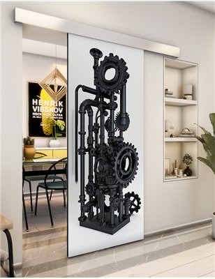 Holzschiebetür Eco-Line - Industrie Model 2032