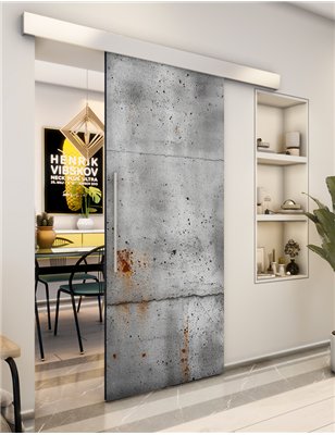 Holzschiebetür Eco-Line - Beton und Stein Model 2029