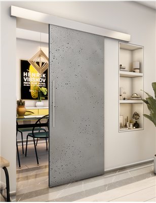 Holzschiebetür Eco-Line - Beton und Stein Model 2033