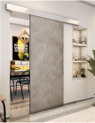Holzschiebetür Eco-Line - Beton und Stein Model 2053
