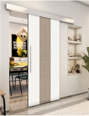 Holzschiebetür Eco-Line - Design-Linien Model 2027