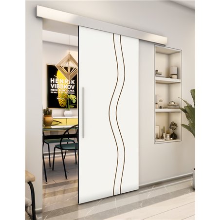 Holzschiebetür Eco-Line - Design-Linien Model 2067