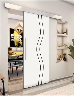Holzschiebetür Eco-Line - Design-Linien Model 2068
