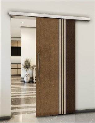 Holzschiebetür Slim-Line - Holz-Mix  Model 2028