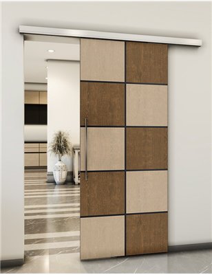 Holzschiebetür Slim-Line - Holz-Mix Model 2029