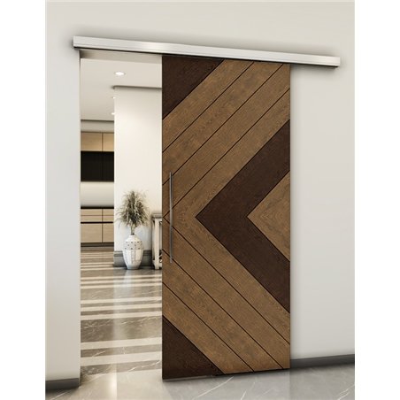 Holzschiebetür Slim-Line - Holz-Mix Model 2038