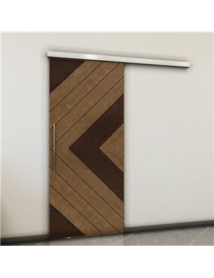 Holzschiebetür Slim-Line - Holz-Mix  Model 2038