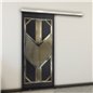 Holzschiebetür Slim-Line - Holz-Mix Model 2048 Holzschiebetür Slim-Line - Holz-Mix Model 2048
