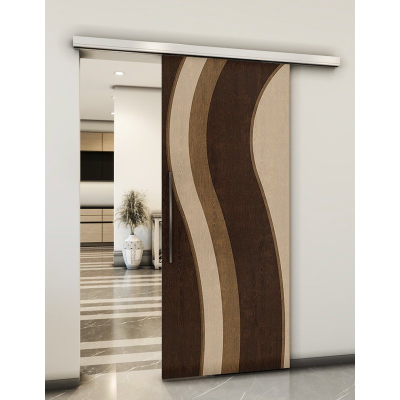 Holzschiebetür Slim-Line - Holz-Mix Model 2064 Holzschiebetür Slim-Line - Holz-Mix Model 2064