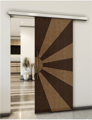 Holzschiebetür Slim-Line - Holz-Mix Model 2074