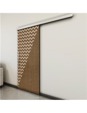 Holzschiebetür Slim-Line - Holz-Mix  Model 2078