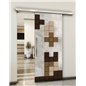 Holzschiebetür Slim-Line - Holz-Mix Model 2081 Holzschiebetür Slim-Line - Holz-Mix Model 2081