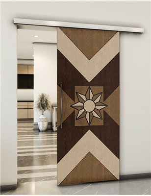 Holzschiebetür Slim-Line - Holz-Mix Model 2082