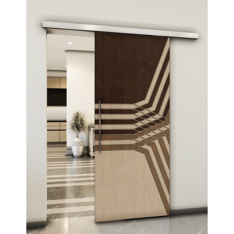 Holzschiebetür Slim-Line - Holz-Mix Model 2085 Holzschiebetür Slim-Line - Holz-Mix Model 2085