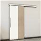 Holzschiebetür Slim-Line - Eiche und Weiss Model 2028 Holzschiebetür Slim-Line - Eiche und Weiss Model 2028