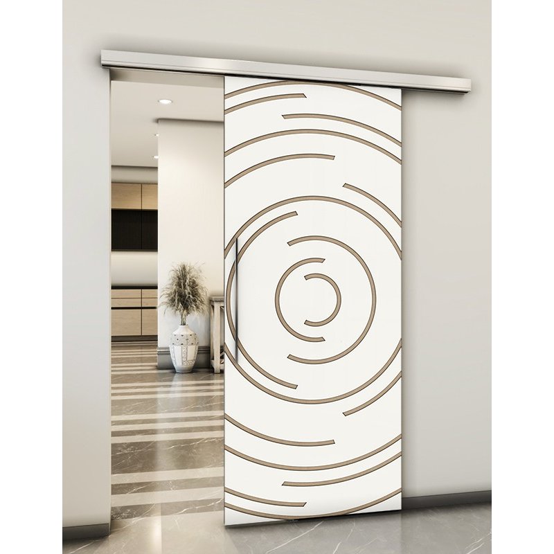 Holzschiebetür Slim-Line - Eiche und Weiss Model 2046 Holzschiebetür Slim-Line - Eiche und Weiss Model 2046