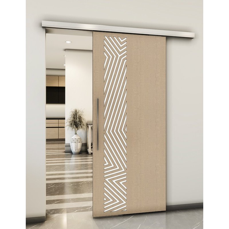 Holzschiebetür Slim-Line - Eiche und Weiss Model 2070 Holzschiebetür Slim-Line - Eiche und Weiss Model 2070