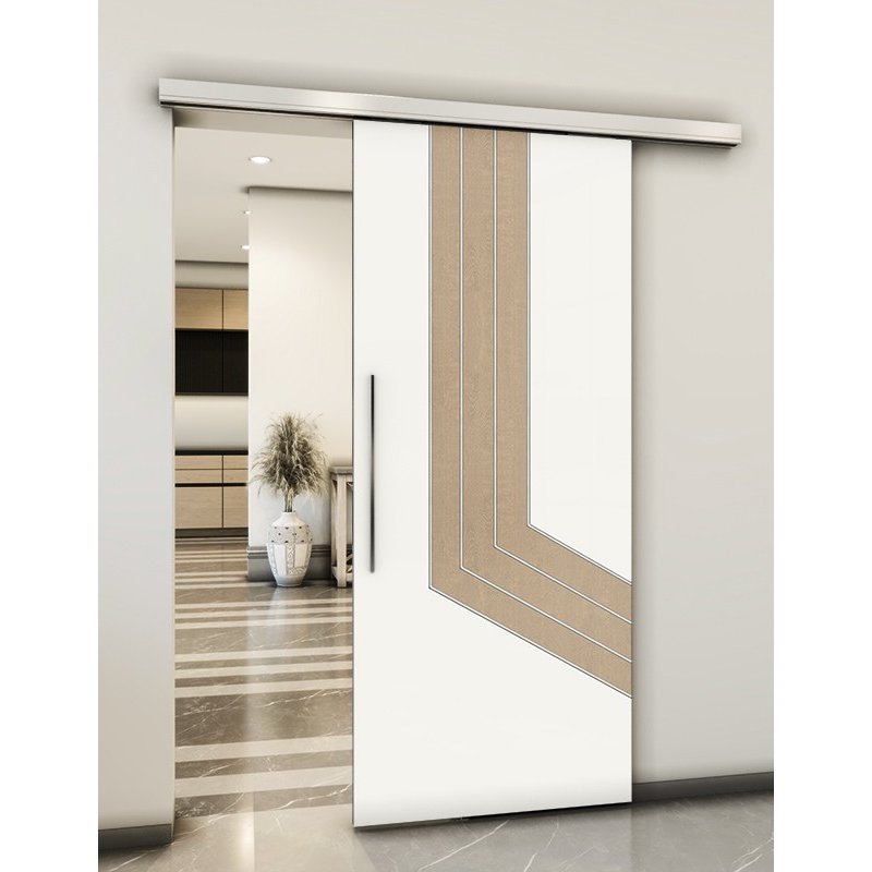 Holzschiebetür Slim-Line - Eiche und Weiss Model 2073 Holzschiebetür Slim-Line - Eiche und Weiss Model 2073