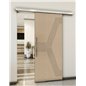 Holzschiebetür Slim-Line - Eiche und Weiss Model 2079 Holzschiebetür Slim-Line - Eiche und Weiss Model 2079
