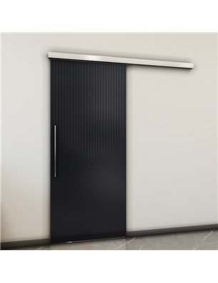 Holzschiebetür Slim-Line - Schwarz  Model 2044