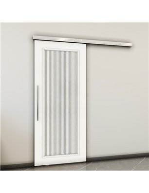 Holzschiebetür Slim-Line - Weiss  Model 2005