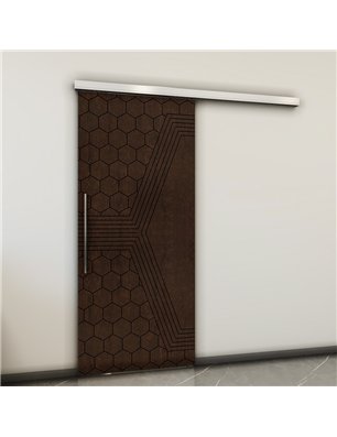 Holzschiebetür Slim-Line - Wenge  Model 2080