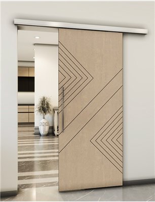 Holzschiebetür Slim-Line - Eiche  Model 2010