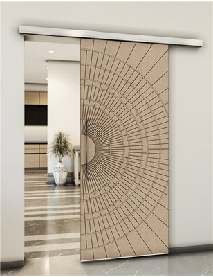 Holzschiebetür Slim-Line - Eiche Model 2036