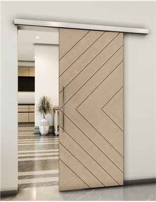 Holzschiebetür Slim-Line - Eiche Model 2038