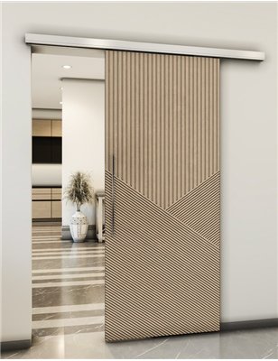 Holzschiebetür Slim-Line - Eiche Model 2044