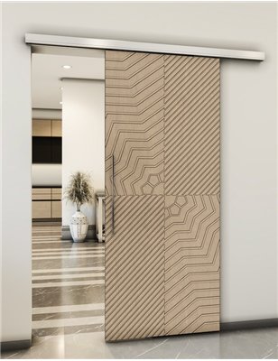 Holzschiebetür Slim-Line - Eiche Model 2050