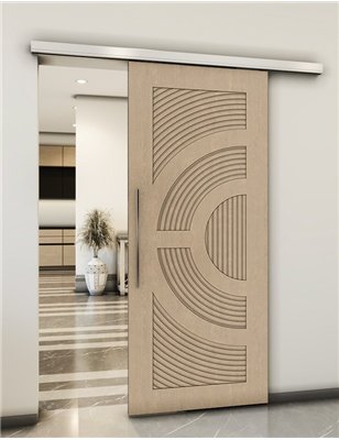 Holzschiebetür Slim-Line - Eiche Model 2051