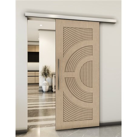Holzschiebetür Slim-Line - Eiche Model 2051