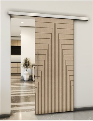 Holzschiebetür Slim-Line - Eiche Model 2052