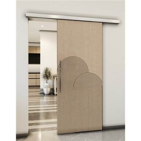 Holzschiebetür Slim-Line - Eiche Model 2057