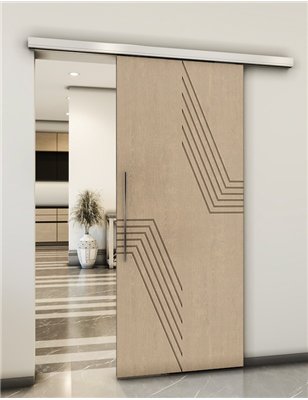 Holzschiebetür Slim-Line - Eiche Model 2060