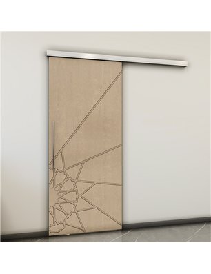 Holzschiebetür Slim-Line - Eiche  Model 2068