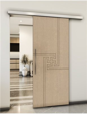 Holzschiebetür Slim-Line - Eiche Model 2071