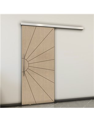 Holzschiebetür Slim-Line - Eiche  Model 2074
