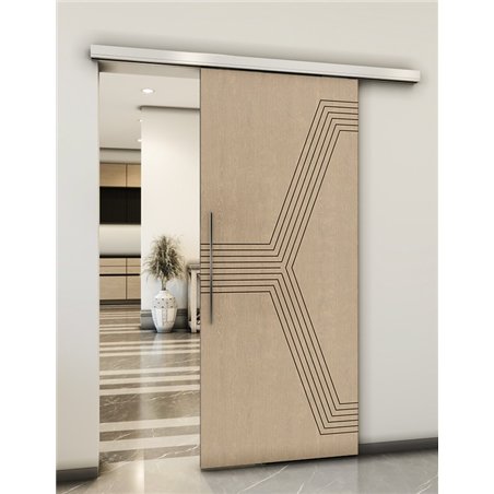 Holzschiebetür Slim-Line - Eiche Model 2079