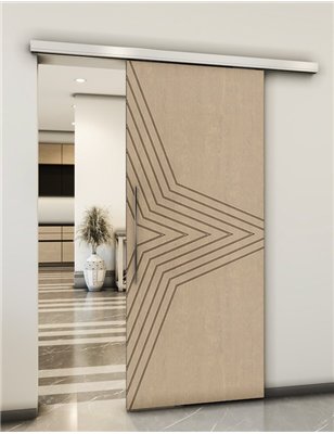 Holzschiebetür Slim-Line - Eiche Model 2083