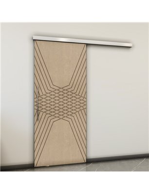 Holzschiebetür Slim-Line - Eiche  Model 2084