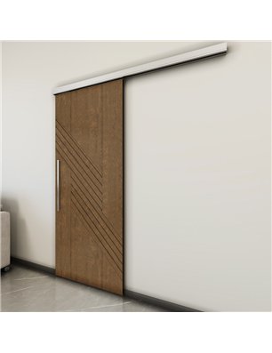 Holzschiebetür Slim-Line - Nussbaum  Model 2019