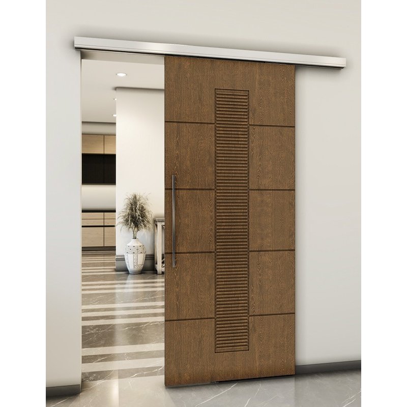 Holzschiebetür Slim-Line - Nussbaum Model 2067 Holzschiebetür Slim-Line - Nussbaum Model 2067