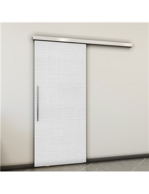 Holzschiebetür Slim-Line - Weiss 3D  Model 2004
